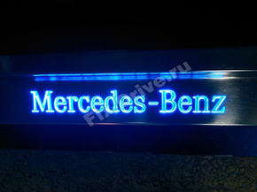 Накладки на пороги Mercedes-Benz S-Class w140 Купе