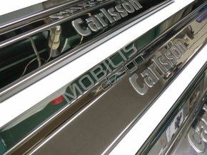 Накладки на пороги Mercedes-Benz SLK-Class r172 Carlsson