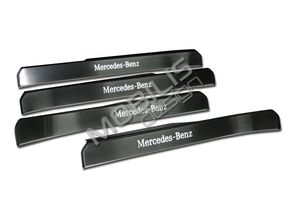 Накладки на пороги Mercedes-Benz S-Class w220 Седан