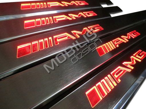 Накладки на пороги с подсветкой Mercedes-Benz G-Class w463 AMG