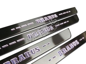 Накладки на пороги Mercedes-Benz S-Class w222 Лонг Brabus